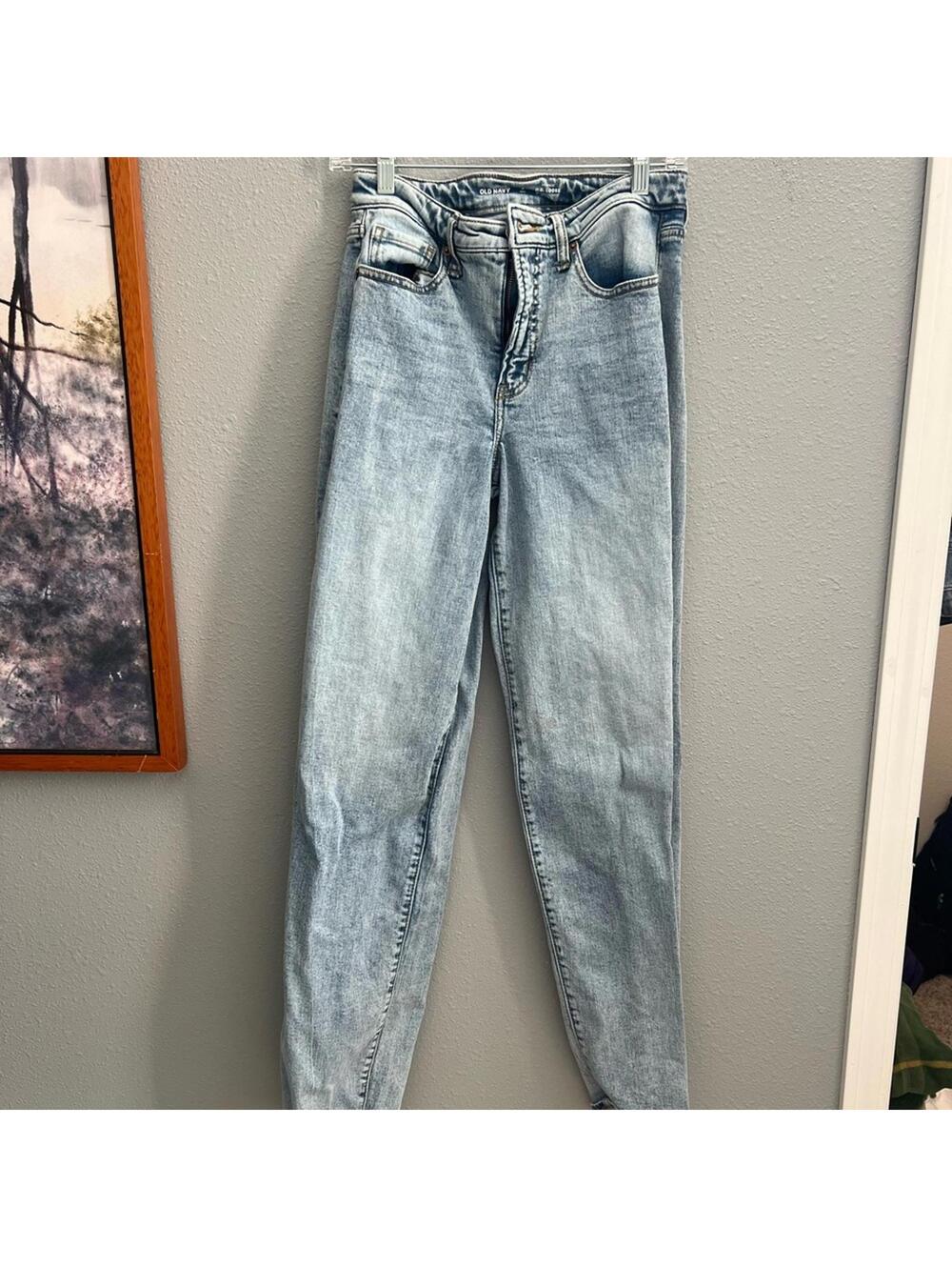 Straight leg jeans